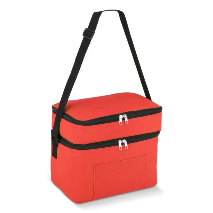 R-PET 600D Dual compartment cooler bag 30 x 20 x 25cm 12L - LT95393 (N0021)